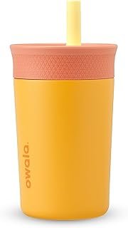 Owala Kids FreeSip 14 oz Insulated Stainless Steel Water Bottle – Leak-Proof with Dual Sip Lid